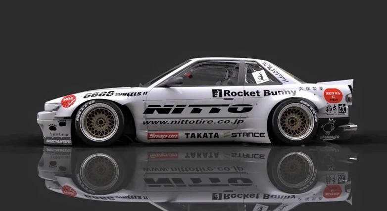 1/24 Scale On Road Rally Flat Drift RC Cars Body Shell Tamiya Kyosho MINIZ MINIQ MINID Carimas GT24 FTXRC