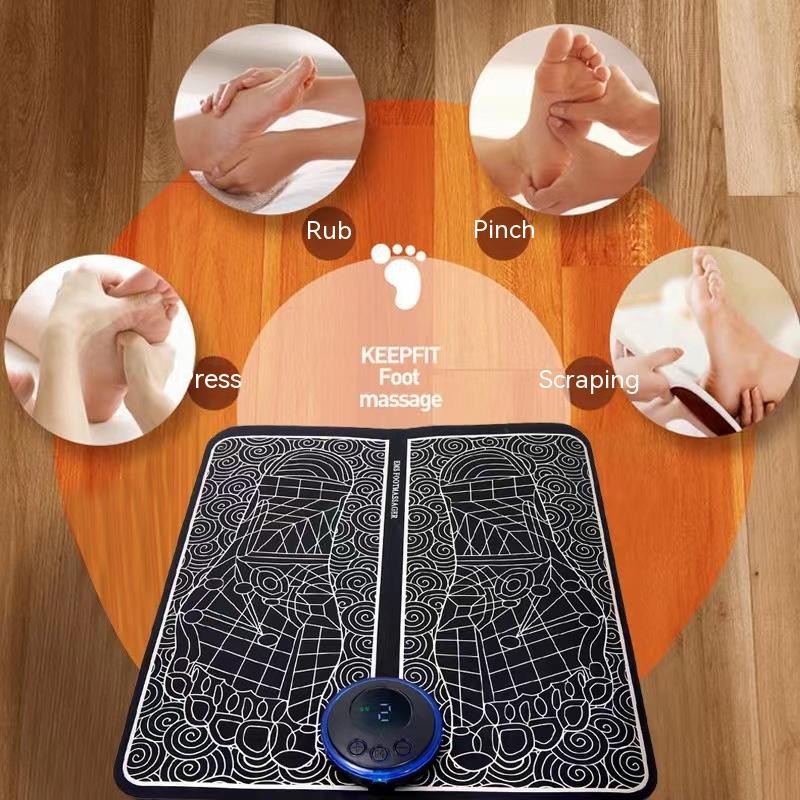 EMS Foot Massage Mat with Acupoints Stimulator