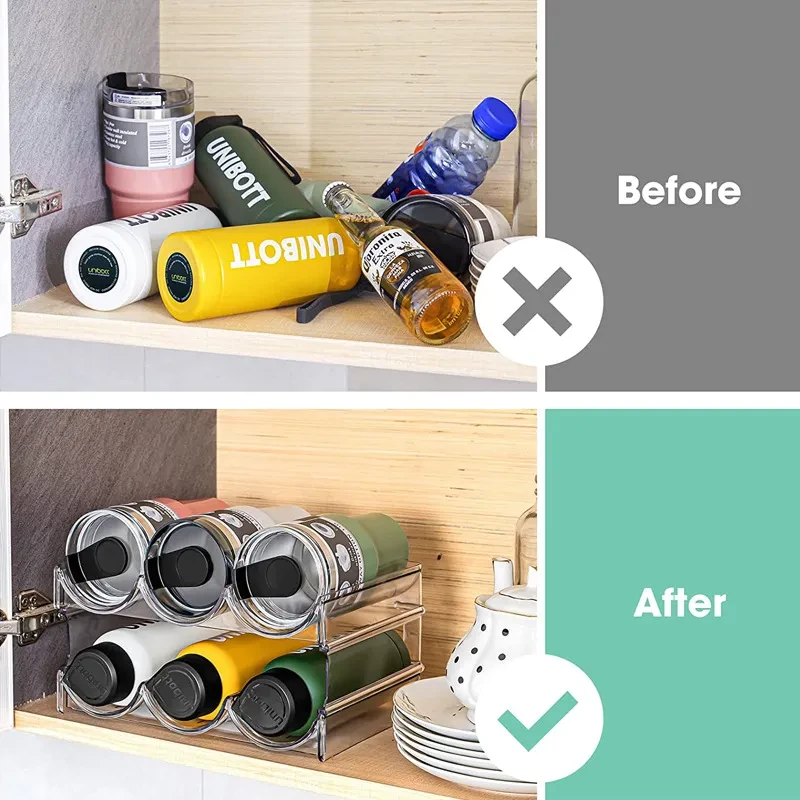 Water Bottle Organizer Rack