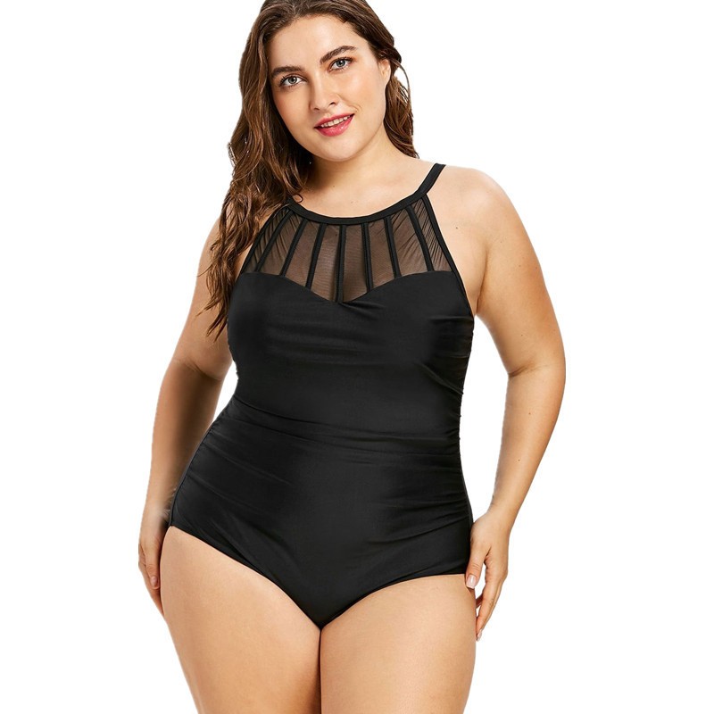 Mesh Bathing Suit Two Piece