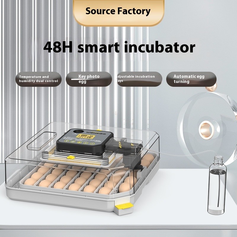 48 Pieces Egg Incubator Automatic Humidity Control Temperature Control Household Incubator
