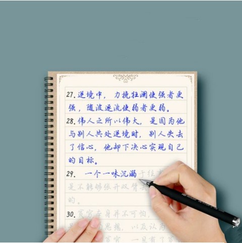 Pen Hard Pen Calligraphy Copybook Practice Board Real Student Calligraphy Practice Copybook