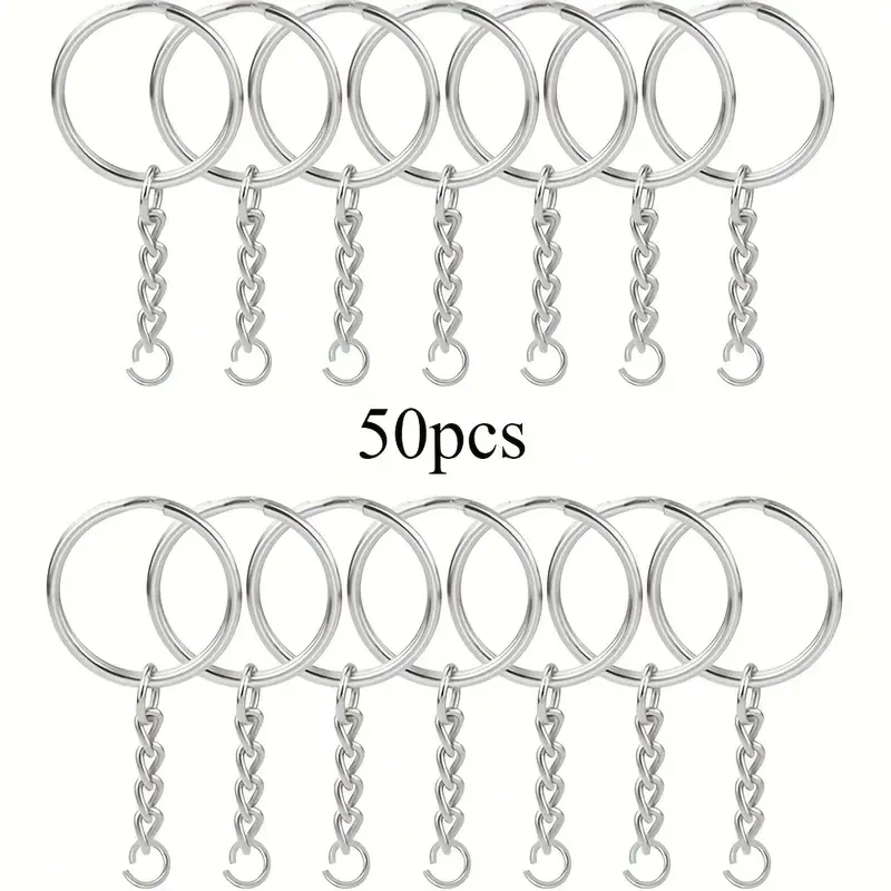 Keychain Rings with Chain