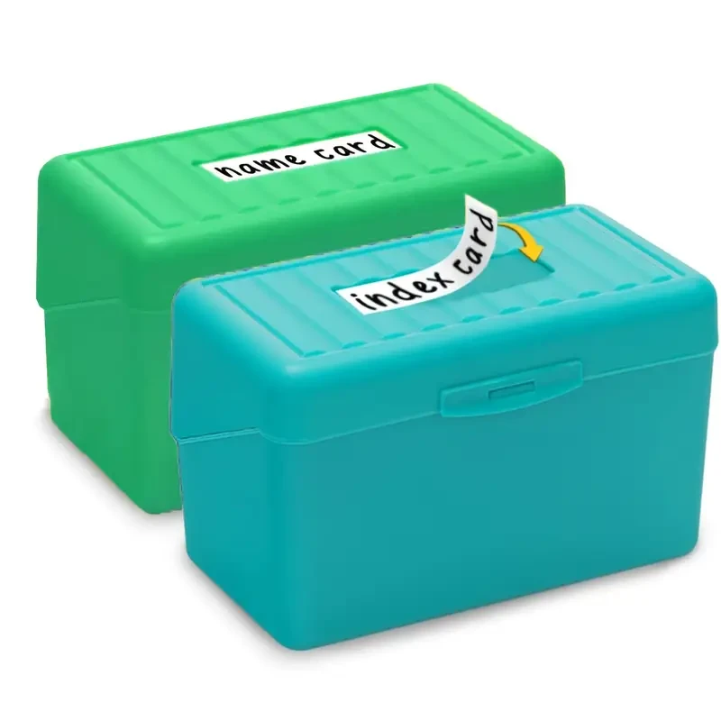 Address Index Card Box