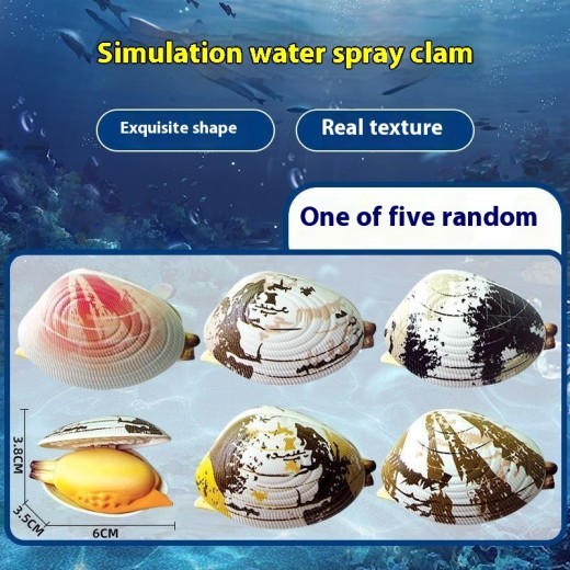 Simulation Clam Water Gun Trick Water Toy