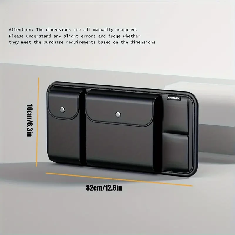 Multi-Functional Car Visor Storage & Glasses Holder