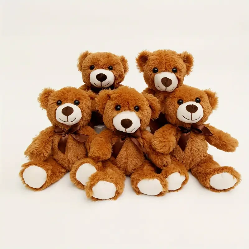 Teddy Bear Plush Toy Set  5 Adorable Bears for Cozy Moments