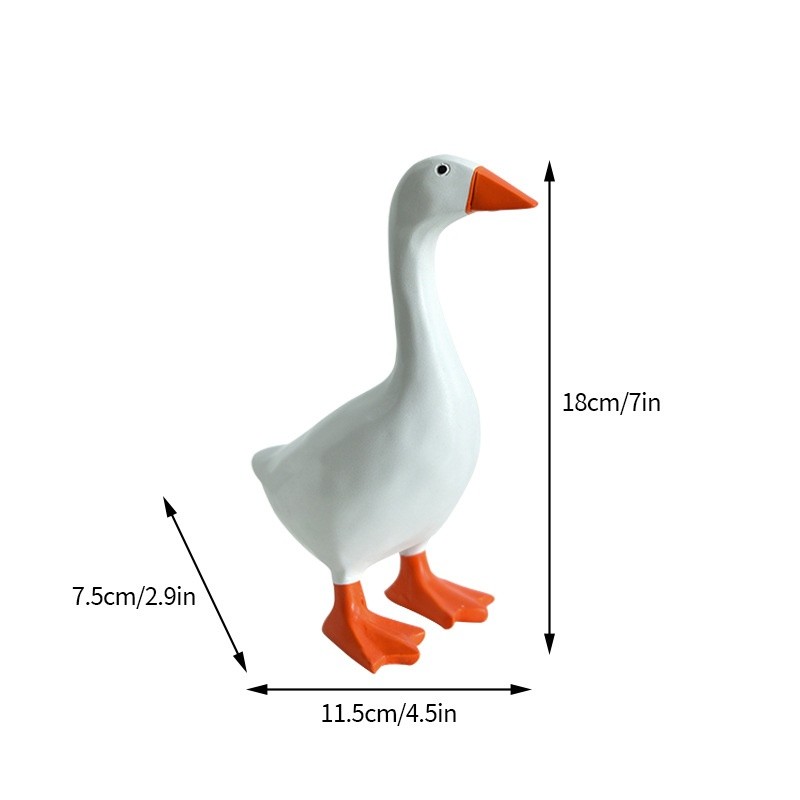 Simulation Duck Storage Ideas Magnet Decorational Duck Resin Crafts Decoration Ornaments