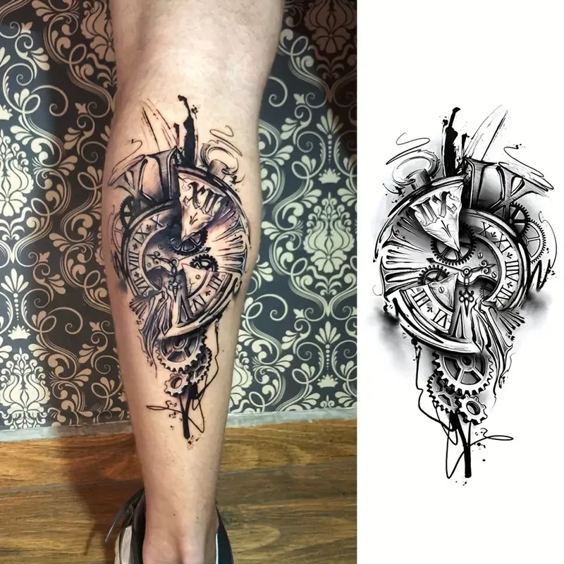 Clock Gears Tattoo