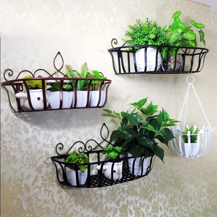 Outdoor Wall Planters Wrought Iron