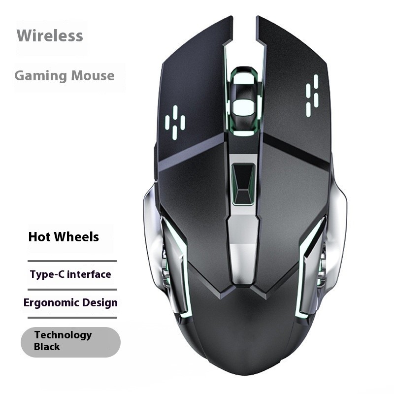 Hot Wheels Wireless Bluetooth 24G Dual Mode Mechanical Mouse