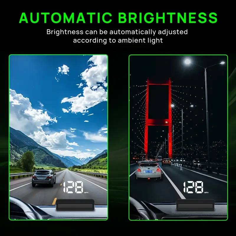 KUOWEIHUD Universal Car Digital Speedometer HUD