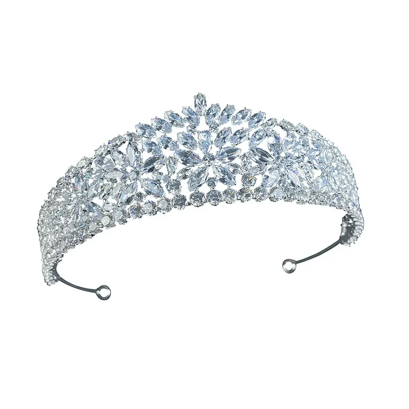 Luxury New Queen's Zircon Crown Jewelry
