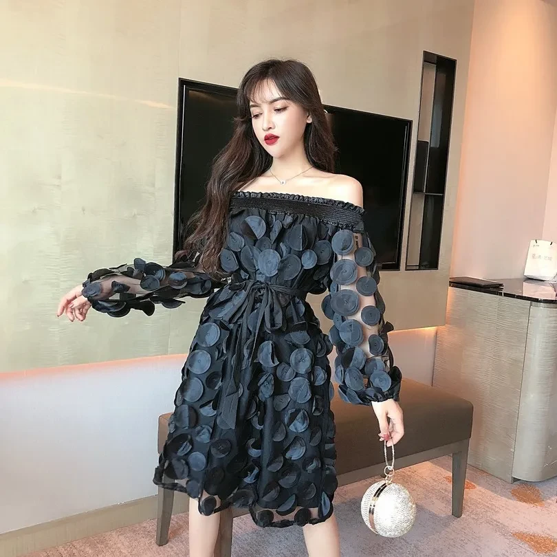 Flowers bubble skirt