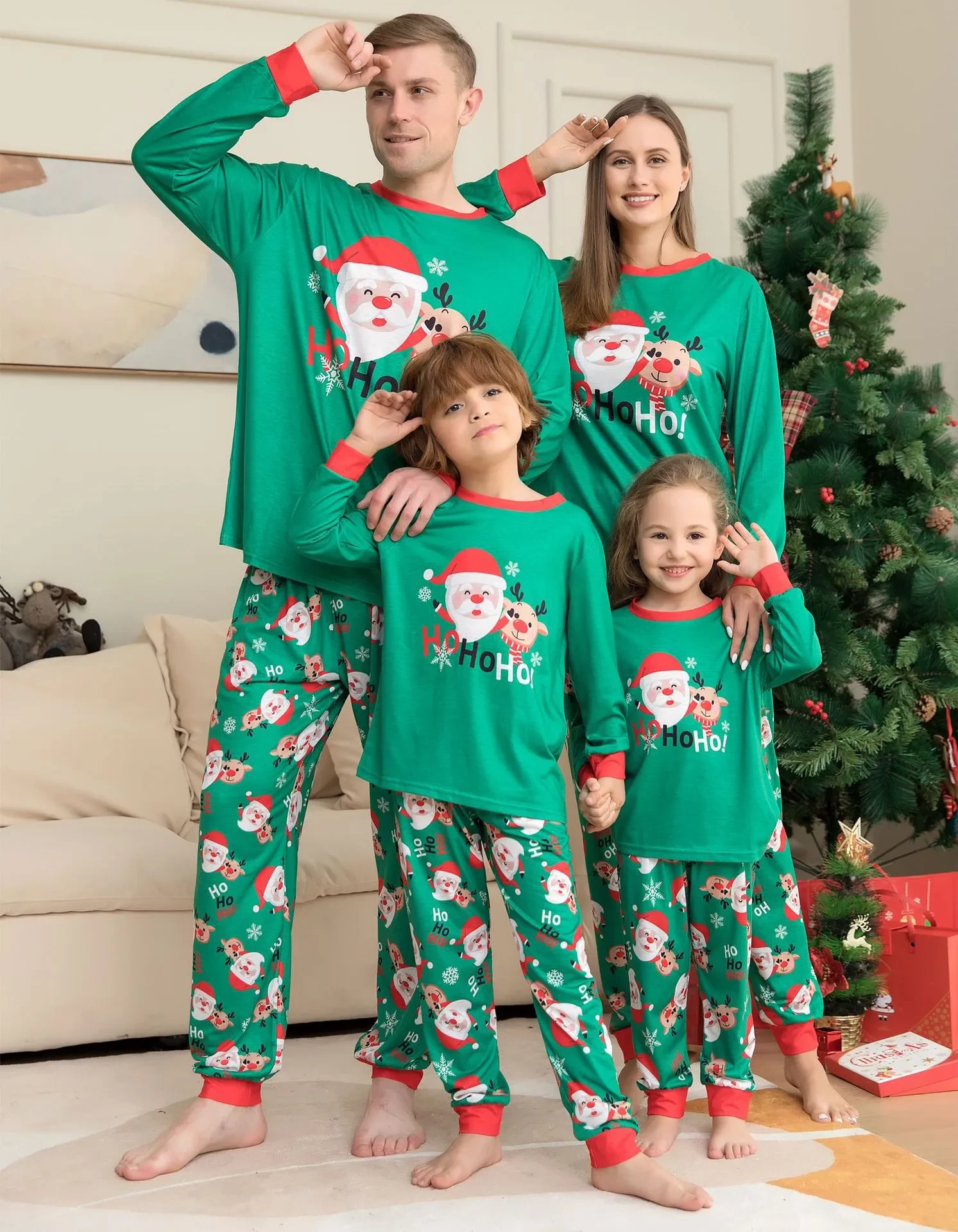 Family Valentine's Pajamas