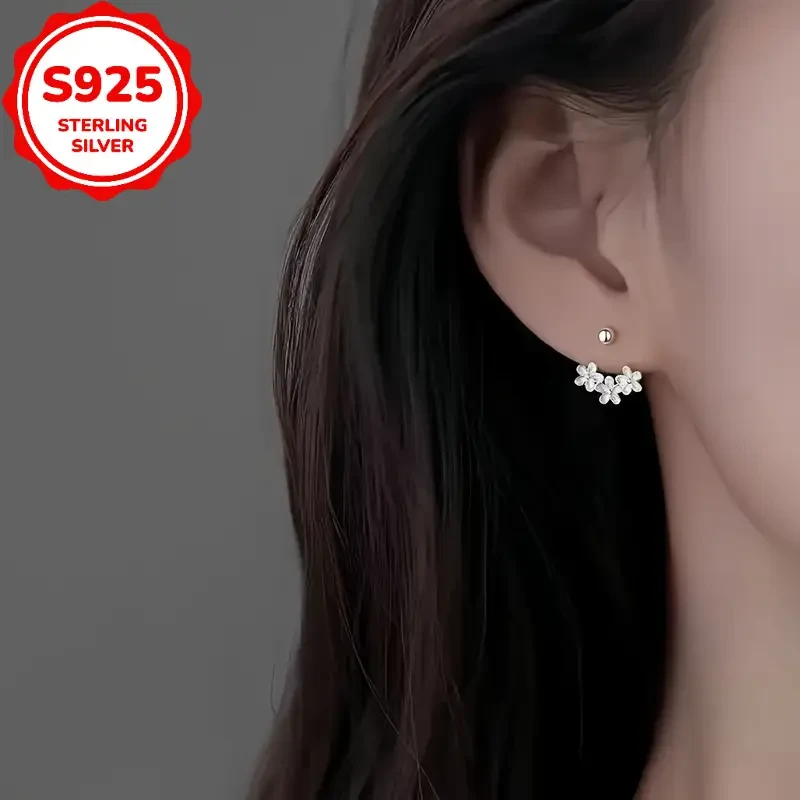 925 Sterling Silver Earrings for Women - Hypoallergenic Comfort Fit, Minimalist Versatile Fashion Studs