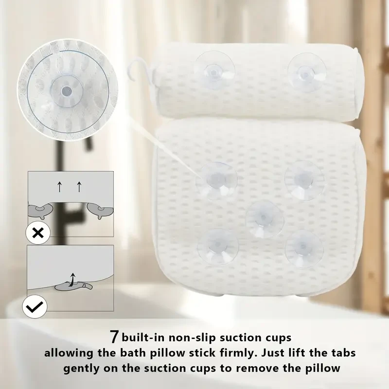 Spa-like Bathtub Pillow