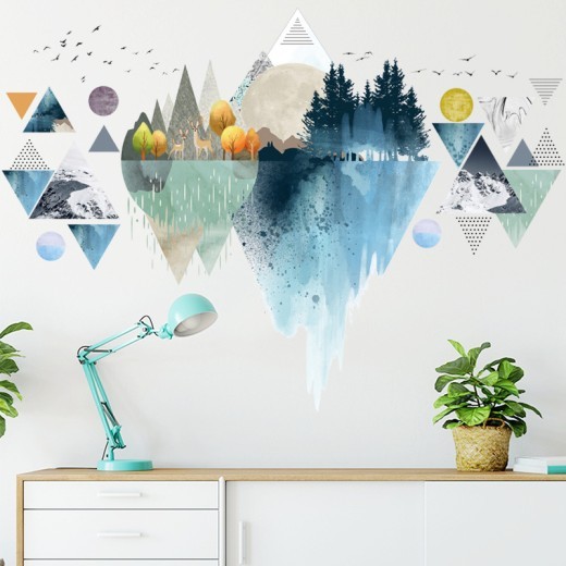 Ceiling art decals