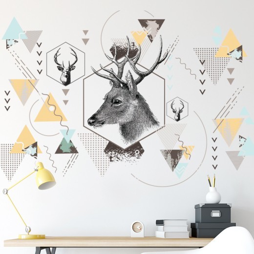 Ceiling art decals
