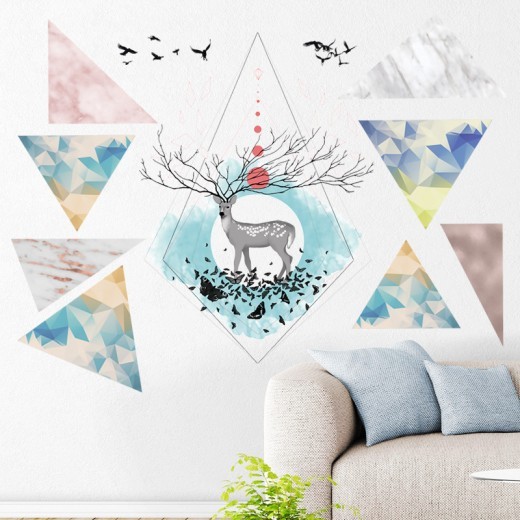 Ceiling art decals