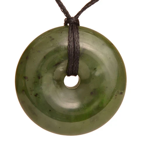 Jade Donut Pendant