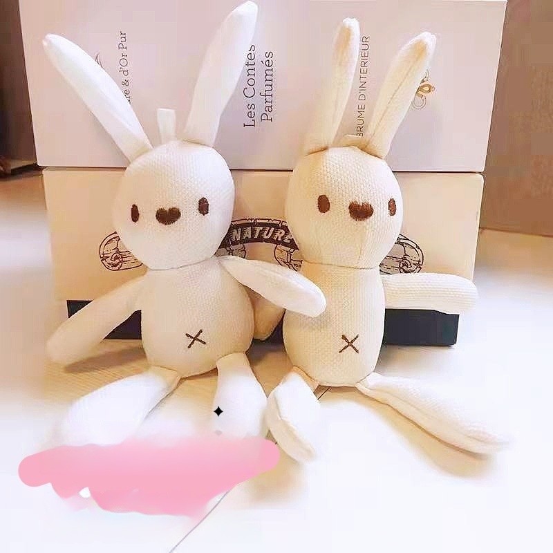 Corn Rabbit Plush Toy Doll Corn Plaid Clothing Widget Bag Accessories