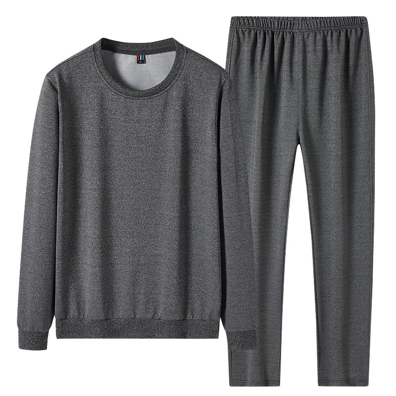 Spring And Autumn No Metal No Drawstring No Pocket Suit Casual Sweatshirt Trousers