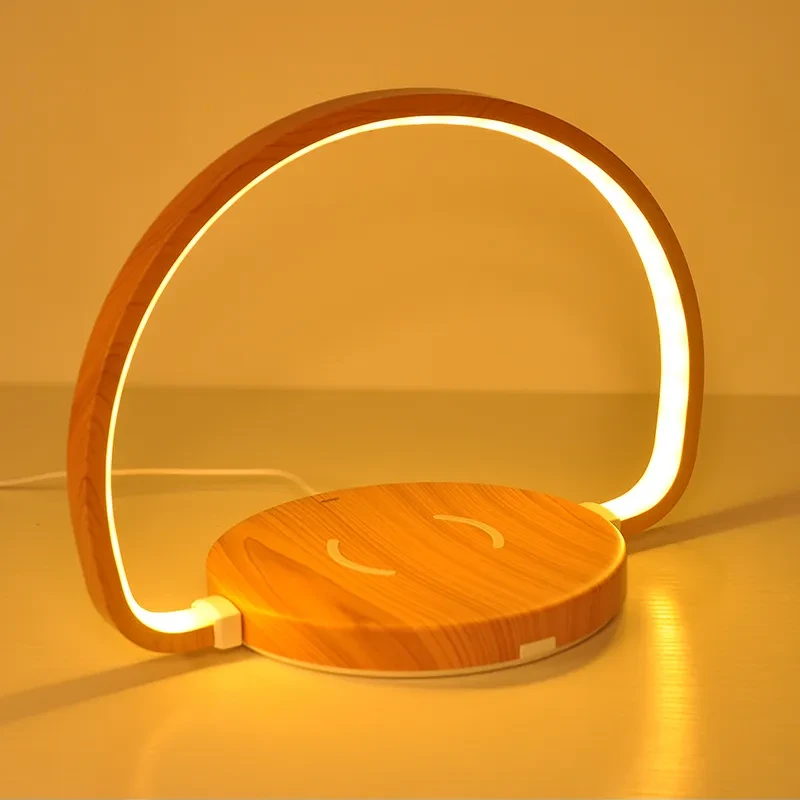 New 10W Wireless Charging Desk Lamp With 3 Color Temperature Touch