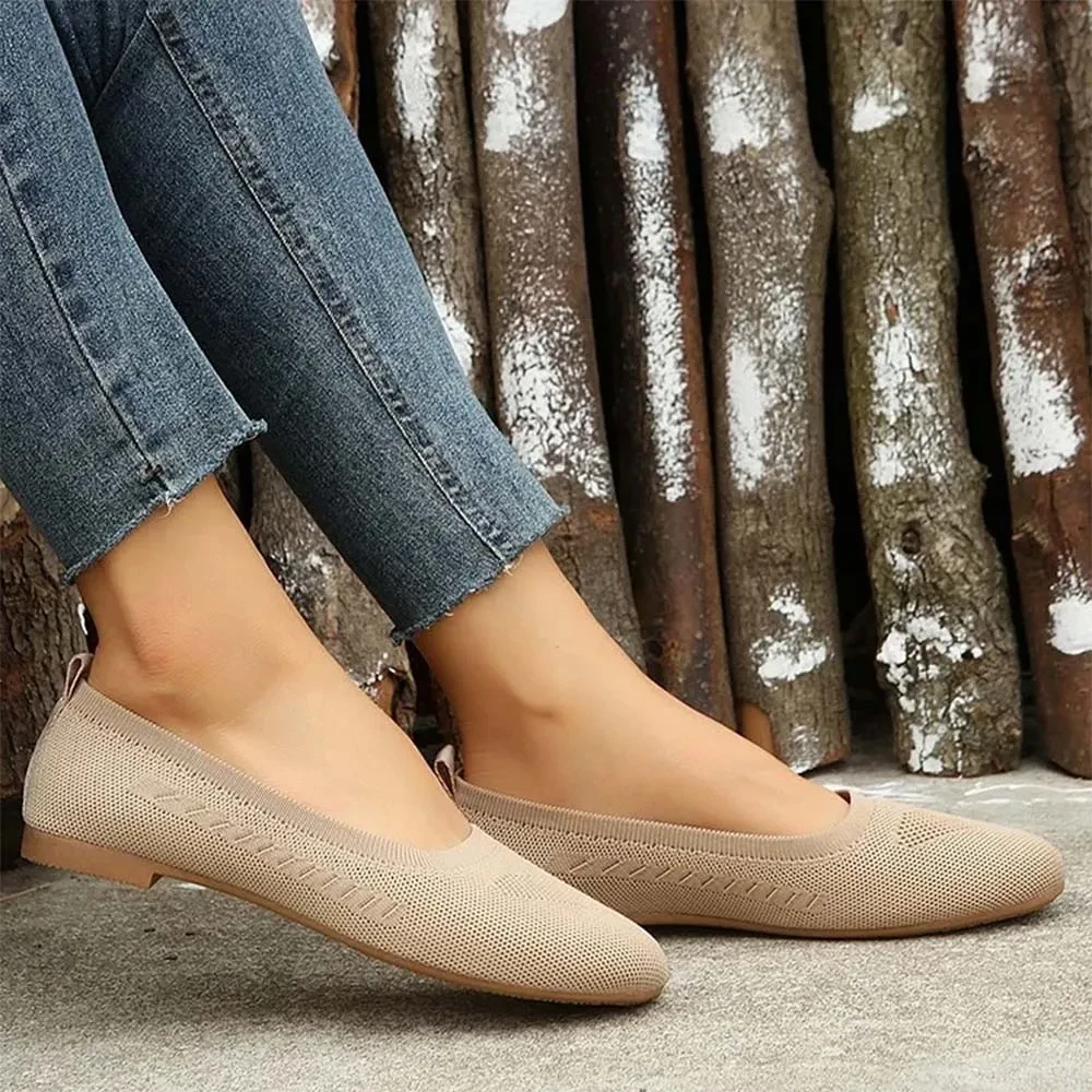 Women's Woven Breathable Flat Orthopaedic Shoes