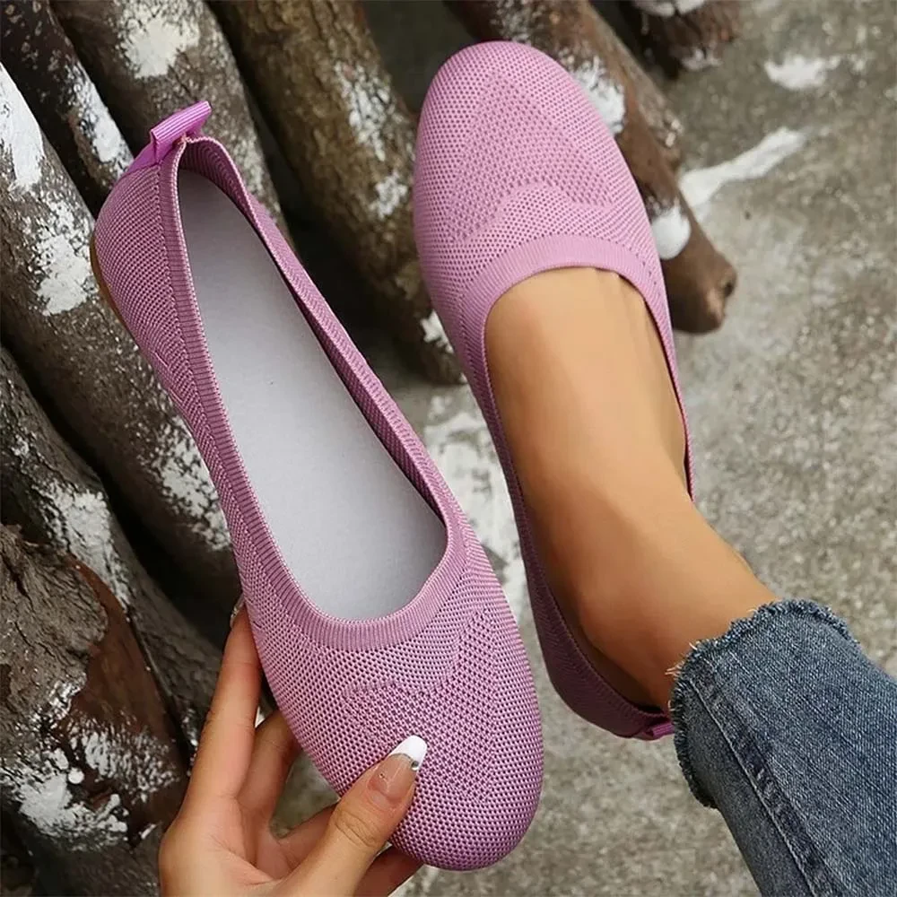 Women's Woven Breathable Flat Orthopaedic Shoes