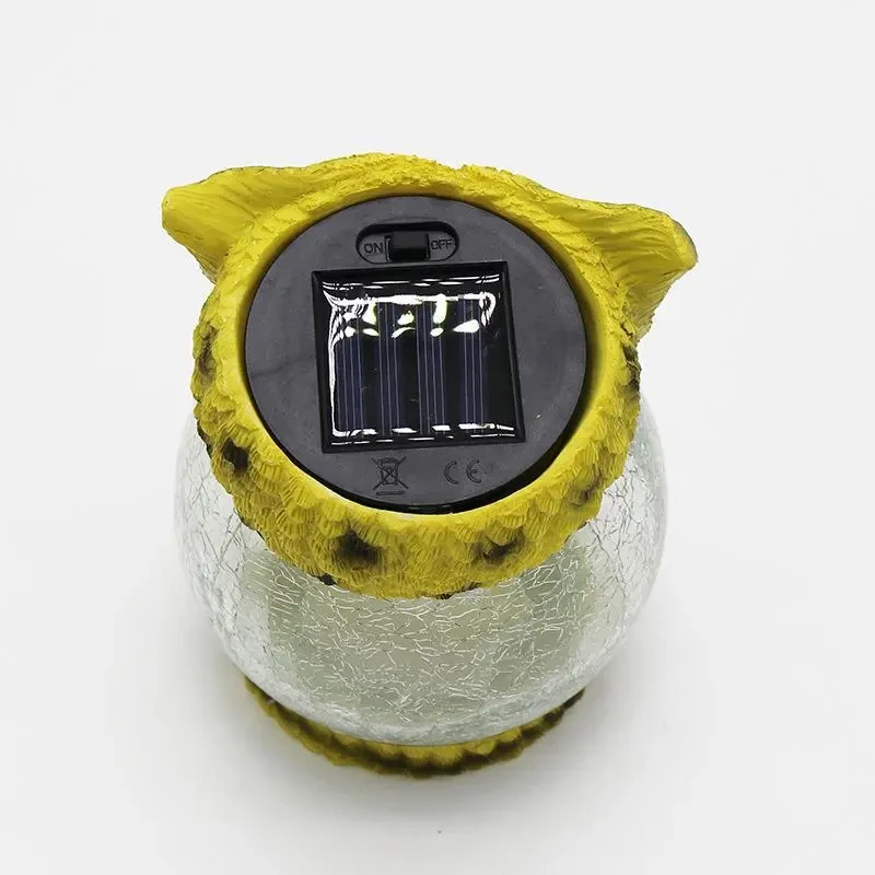 LED Owl Shaped Solar Light Outdoor Porch