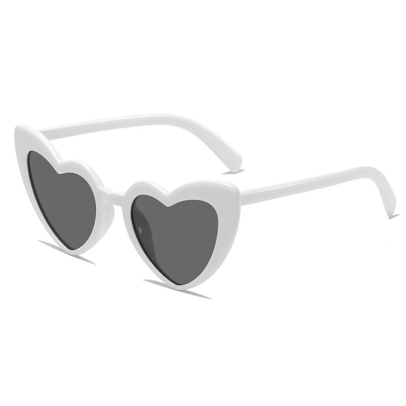 Children's Peach Heart Sunglasses Girls' UV Protection