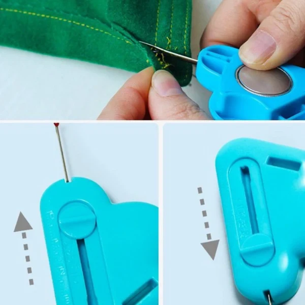 2-in-1 Adjustable Seam Guide with Built-in Seam Ripper