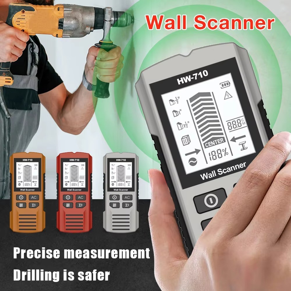 6 in 1 Wall Metal Detector Depth Wall Stud Finder