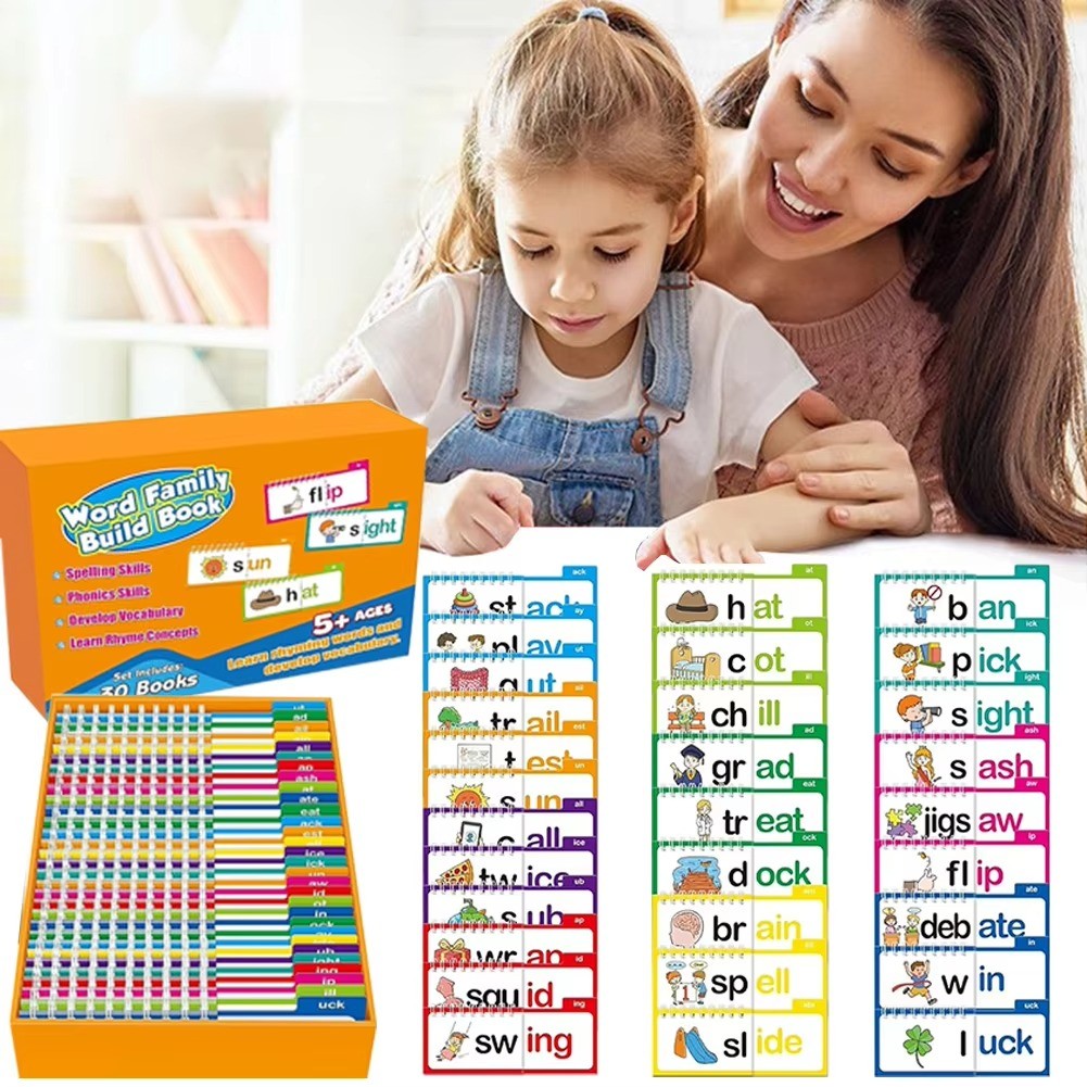 30 Read and Rhyme Flip Books