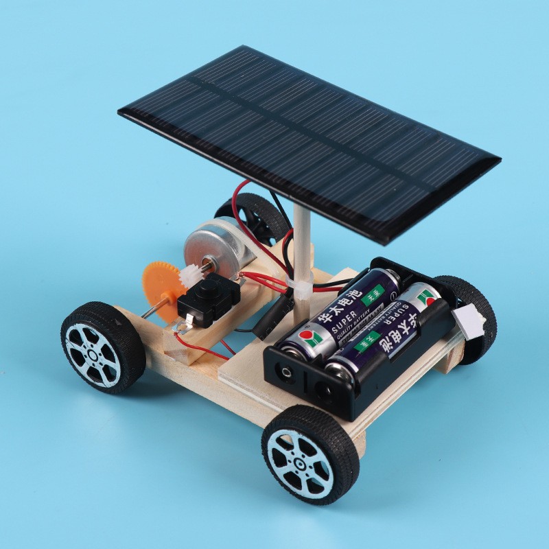 Electric Dual Energy Solar Toy Car Technology Small Production