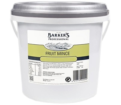 FRUIT MINCE 5KG (BARKERS 74441)