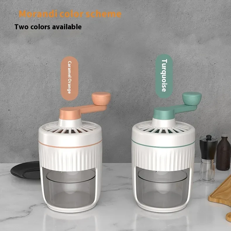 Visual Hand Block Shaving Machine Mini Slush Machine Small Ice Crusher
