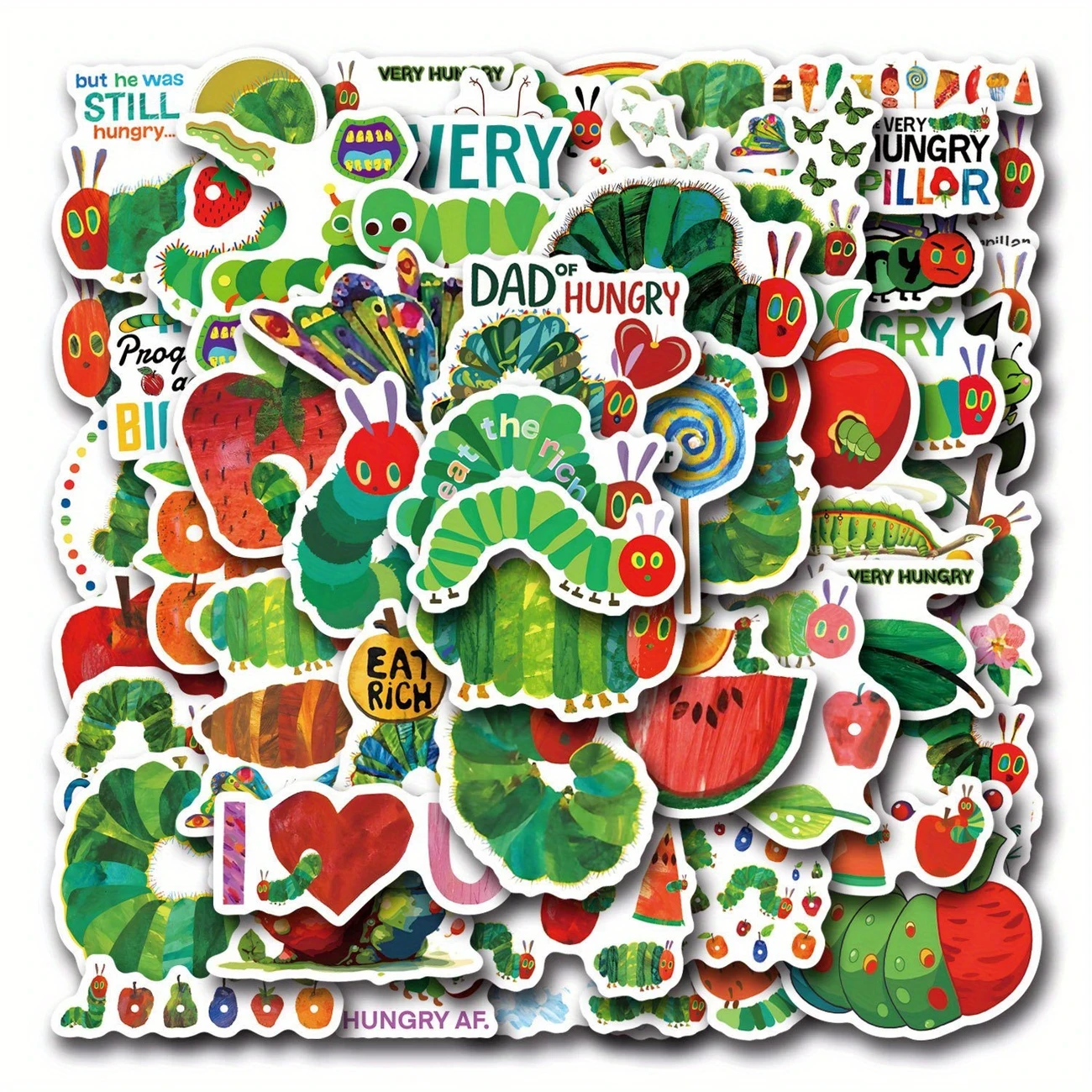 Caterpillar Stickers