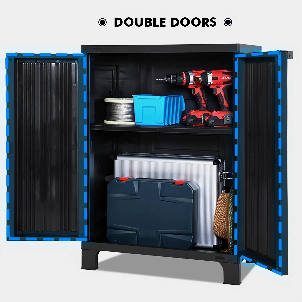 Durable Waterproof Outdoor Storage Cabinet
