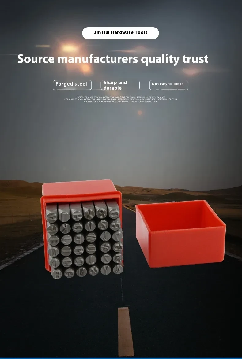 Letter and Number Stamps for Metal
