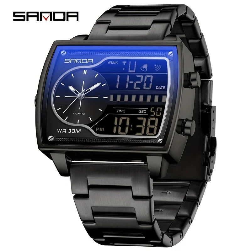Multifunctional SANDA Men's Luxury Watch