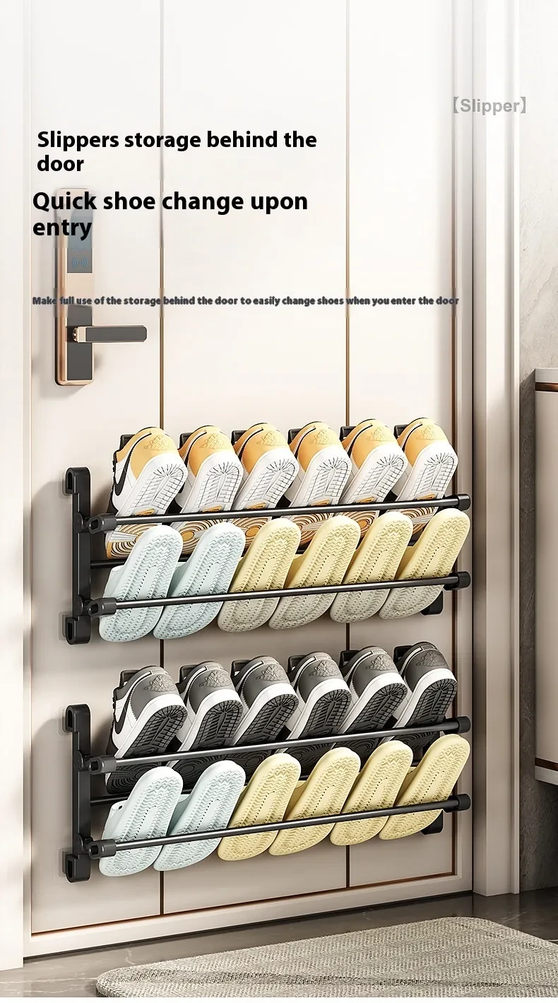 DIY Wall Hanging Shoe Rack