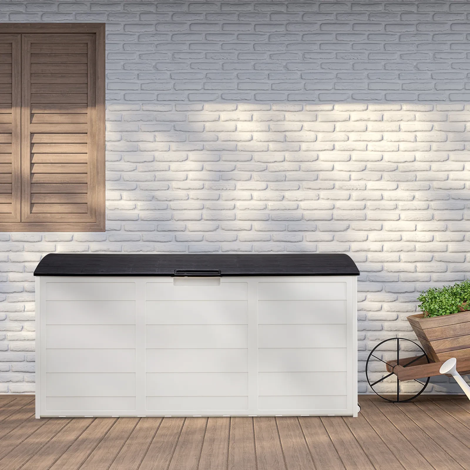 Box on Wheels with Handle