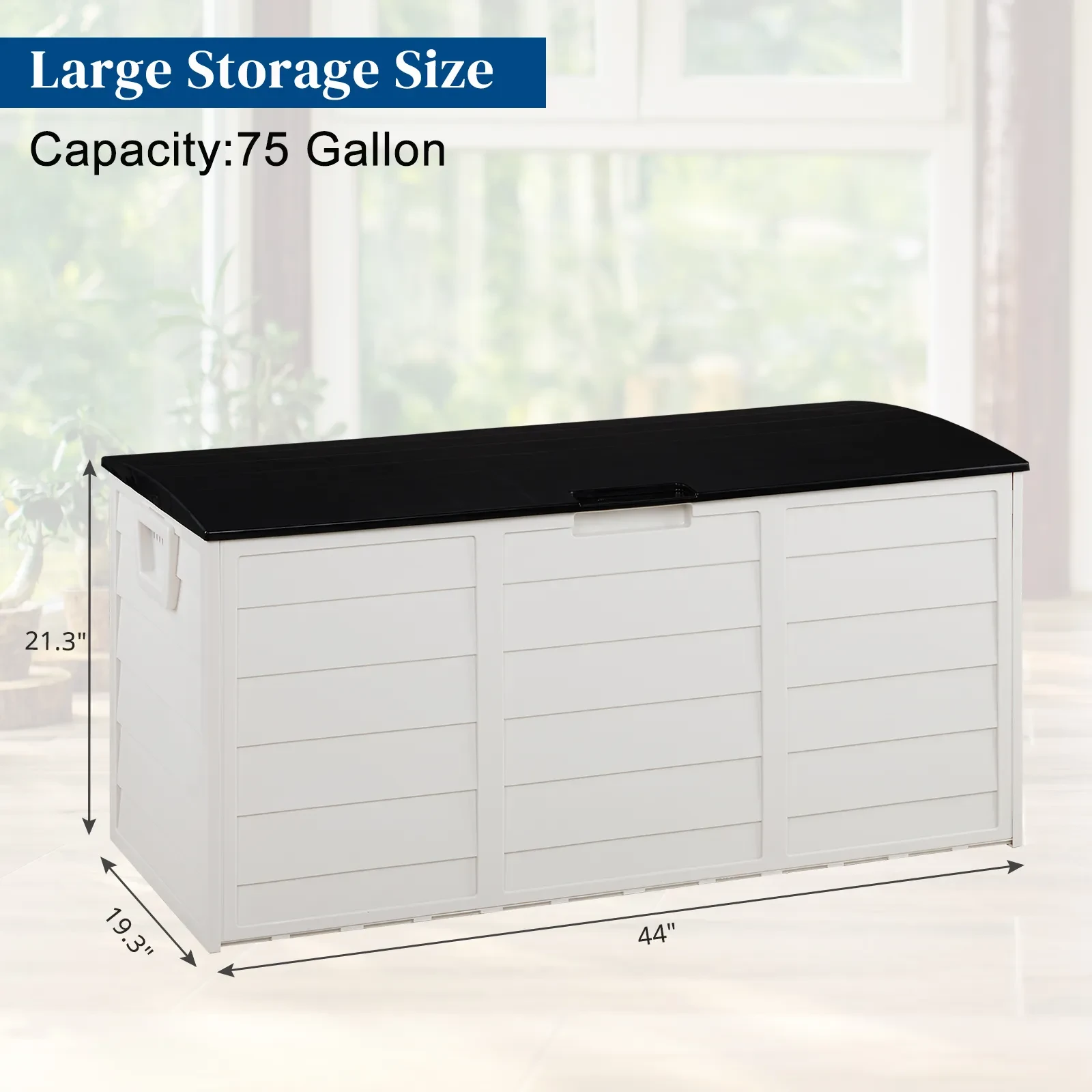 Box on Wheels with Handle