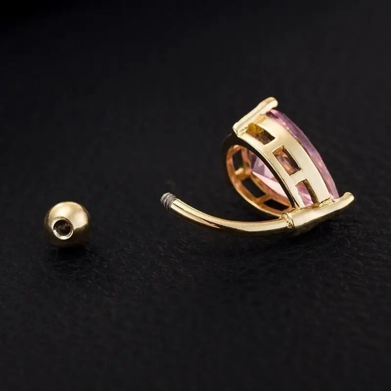 Fake Piercing Attractive Dance Navel Belly Button Rings