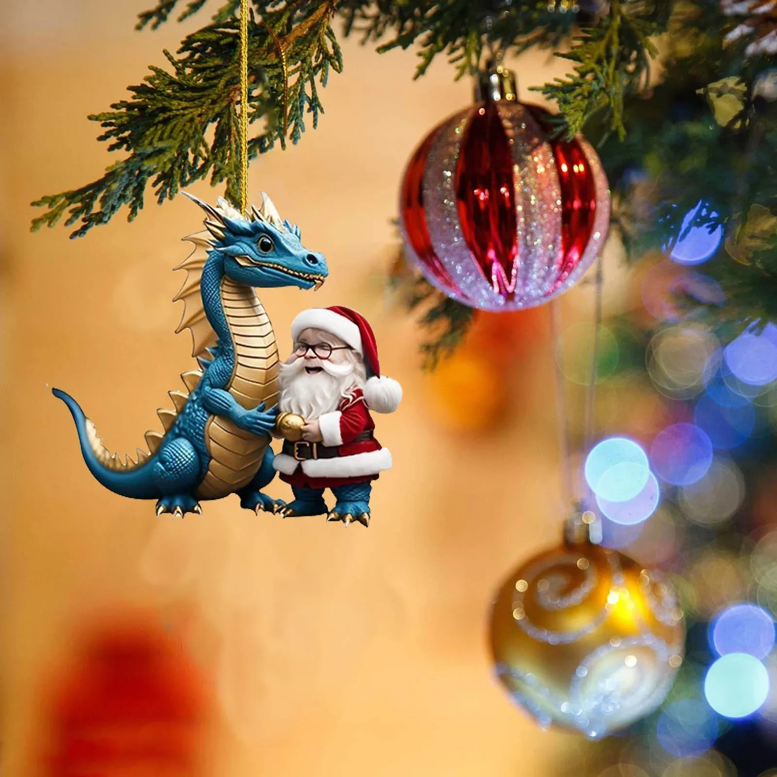 Christmas Dragon Drawing