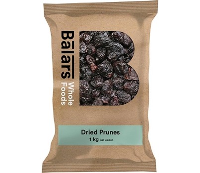 PRUNES DRIED PITTED ELLIOT 1KG (BALARS)