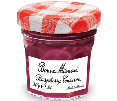 JAM RASPBERRY PRESERVES 30GM 60s (BONNE MAMAN 85104)