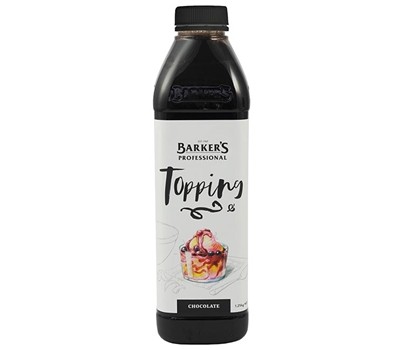 SAUCE/TOPPING DESSERT CHOCOLATE 1.25KG (BARKERS 77247)